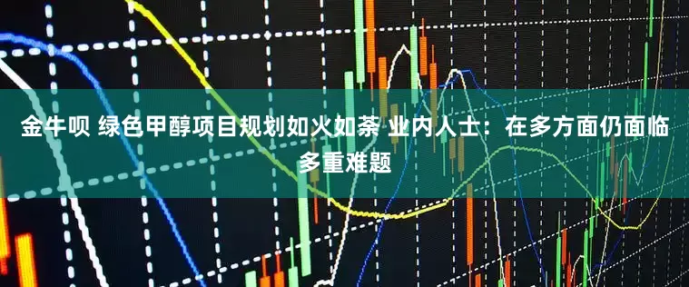 金牛呗 绿色甲醇项目规划如火如荼 业内人士：在多方面仍面临多重难题